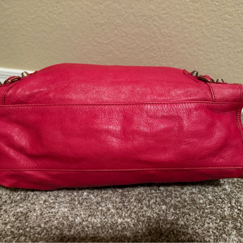 Stunning Balenciaga City Rose Thulian Giant Silver Hardware bag - Picture 4 of 13